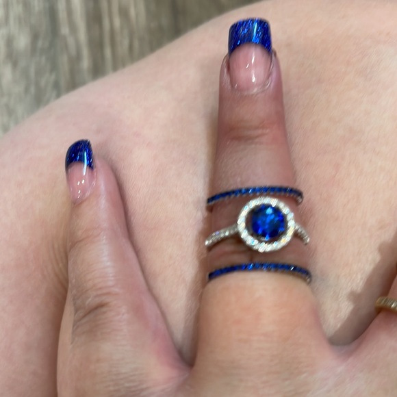 Sapphire Ring Set - Picture 2 of 5